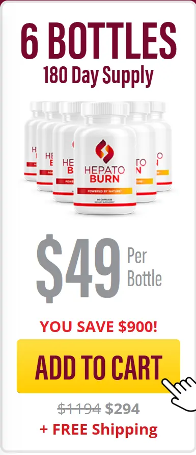 Hepatoburn hepato burn order 6 bottles